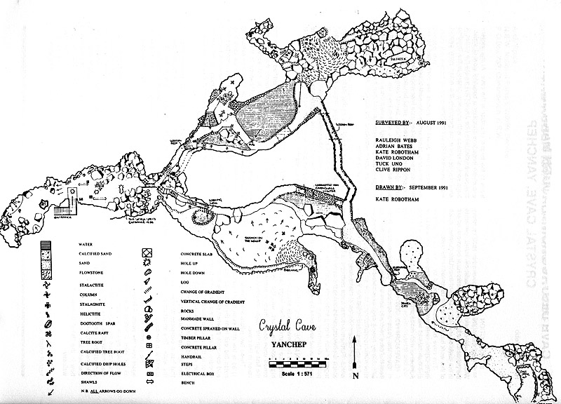 Map of Crystal Cave