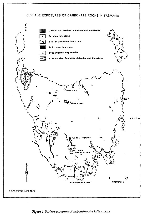 tasmanian karst map